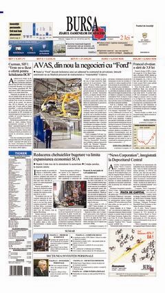 Prima pagină 03.08.2011