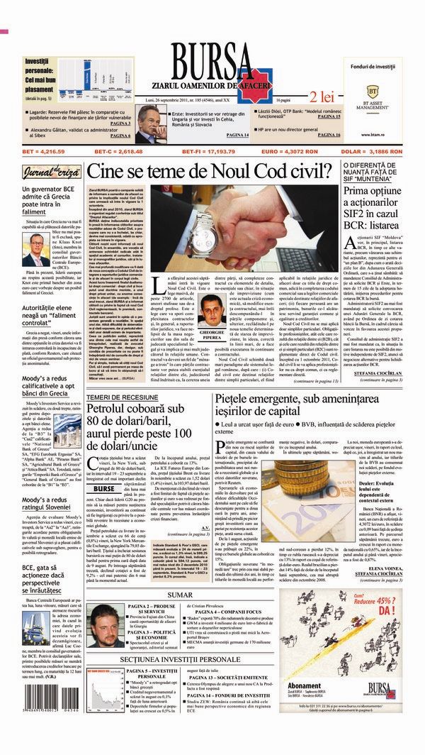 Ediţia din 26.09.2011