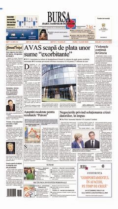 Prima pagină 21.10.2011