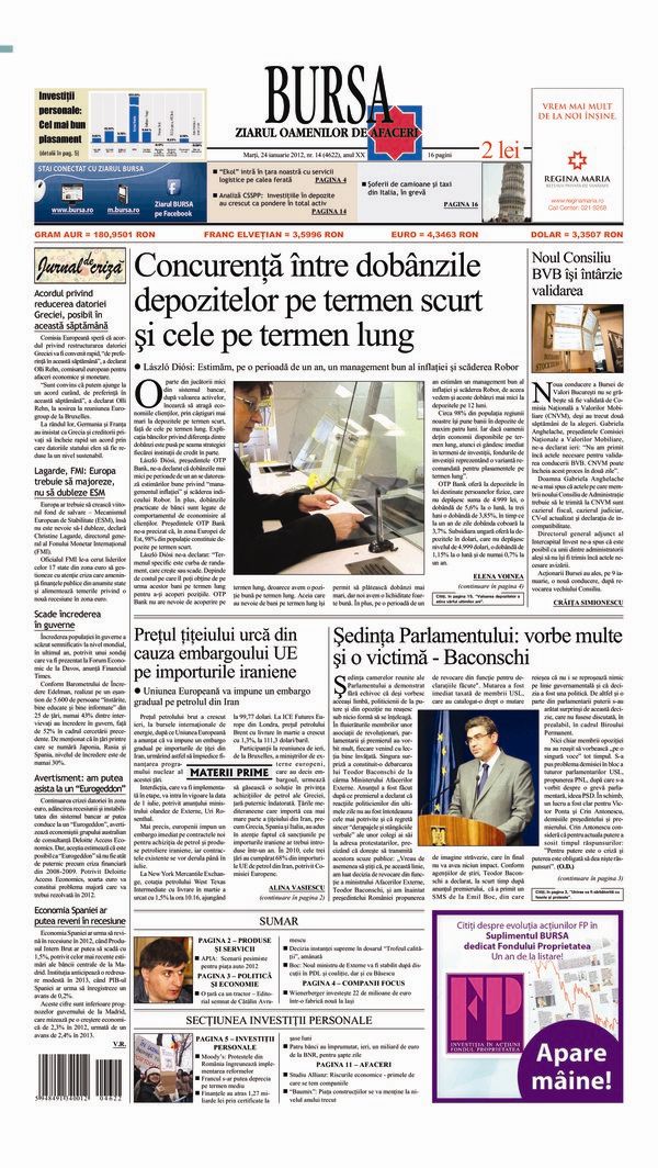 Ediţia din 24.01.2012