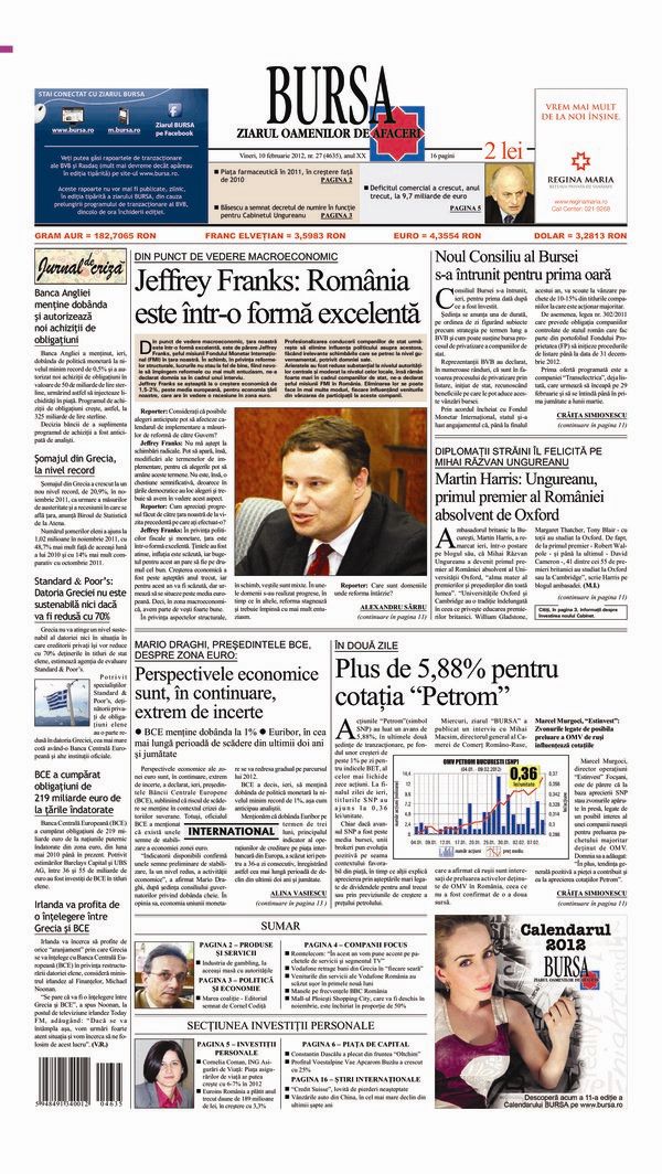 Ediţia din 10.02.2012