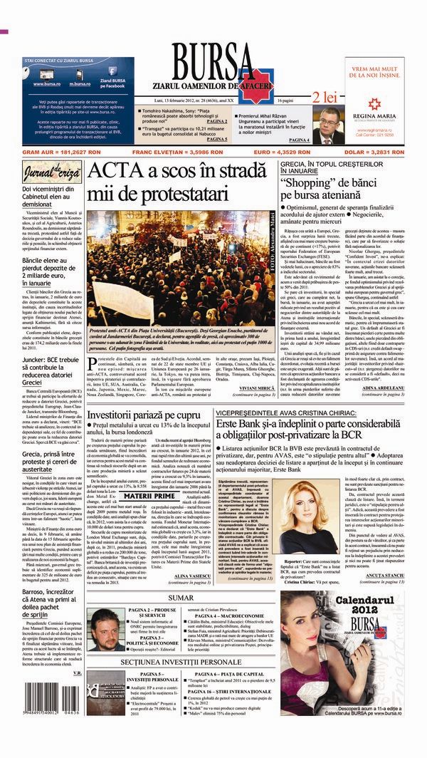 Ediţia din 13.02.2012