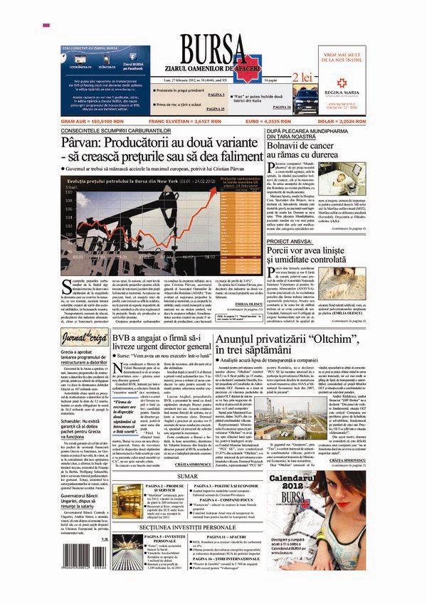 Ediţia din 27.02.2012