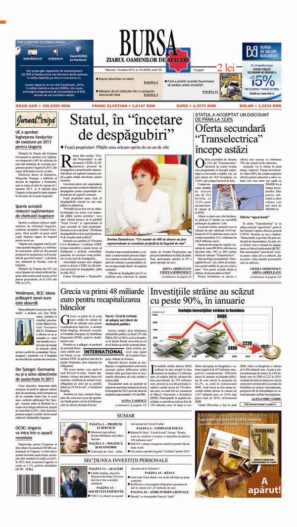 Ediţia din 01.05.2025
