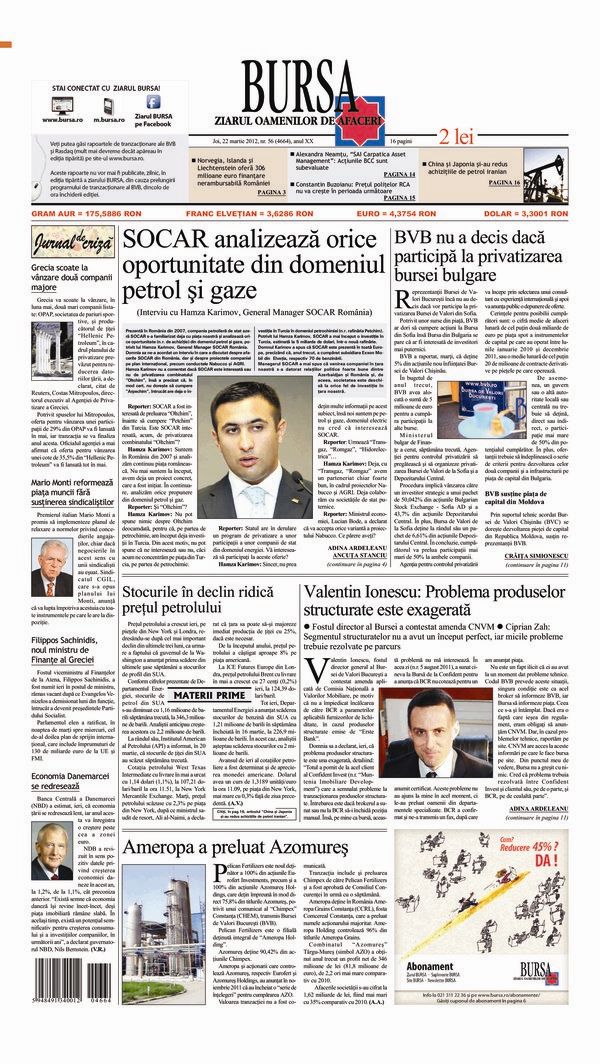 Ediţia din 01.05.2025