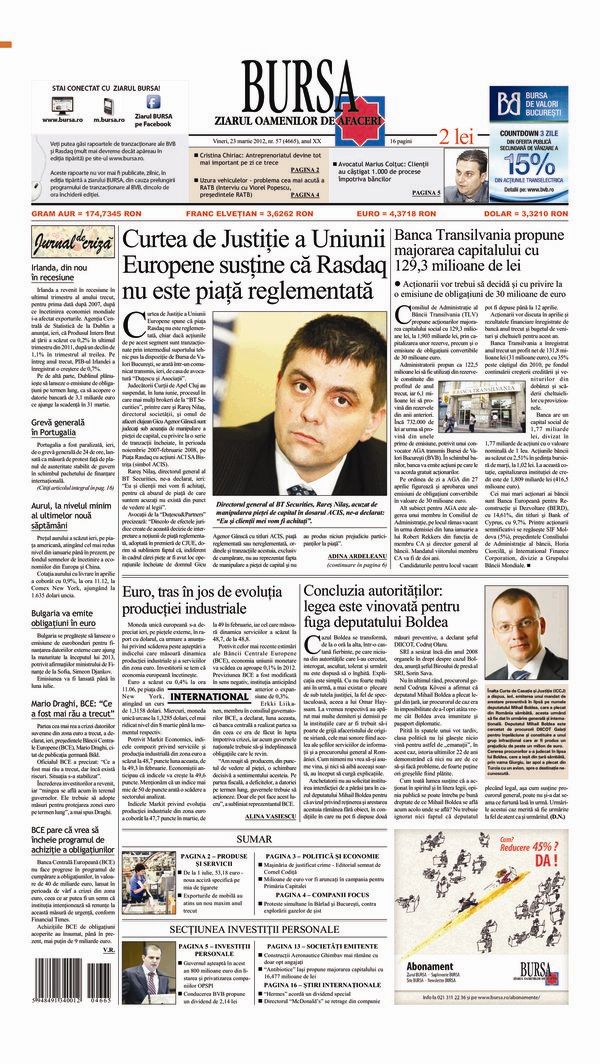 Ediţia din 01.05.2025