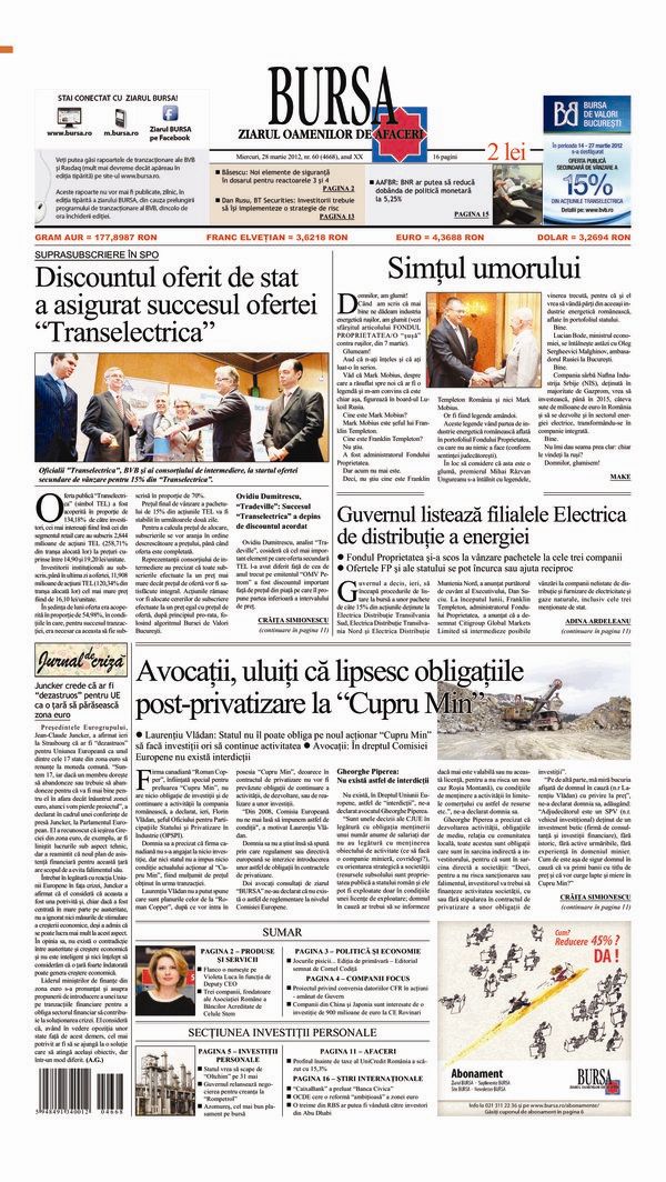 Ediţia din 01.05.2025