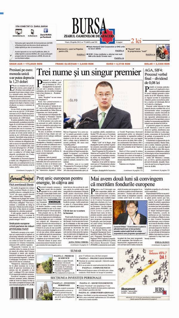 Ediţia din 01.05.2025