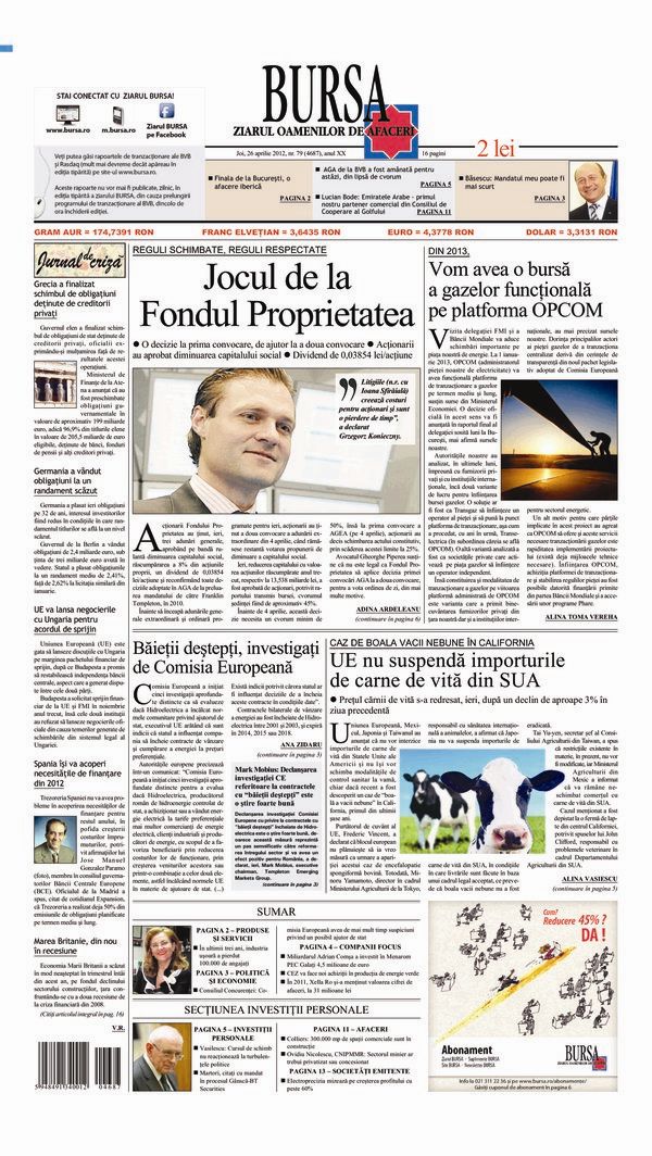 Ediţia din 01.05.2025