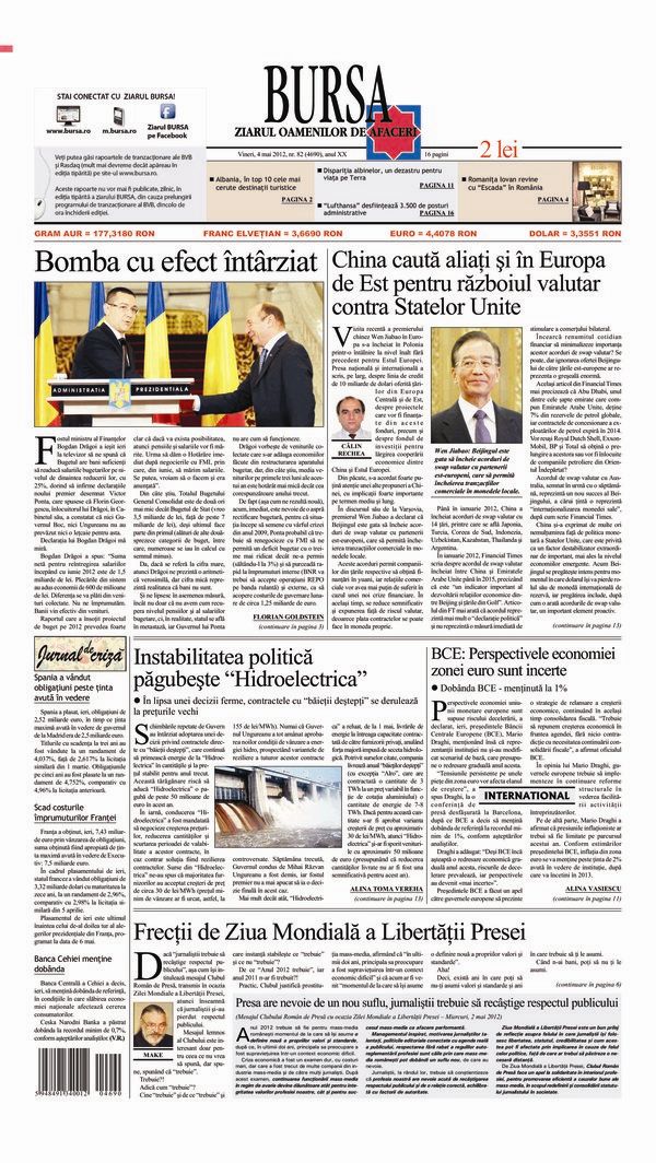 Ediţia din 01.05.2025