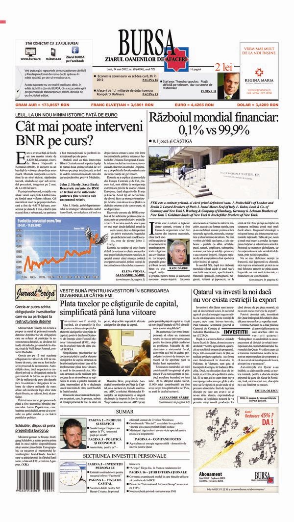 Ediţia din 14.05.2012