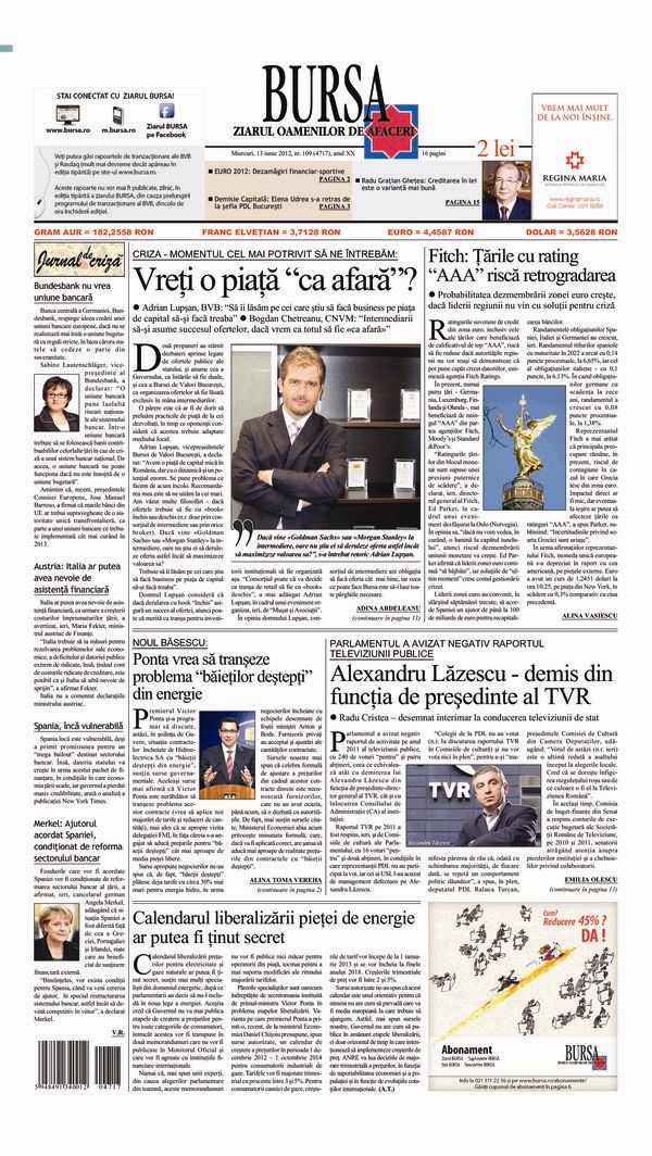 Ediţia din 01.05.2025