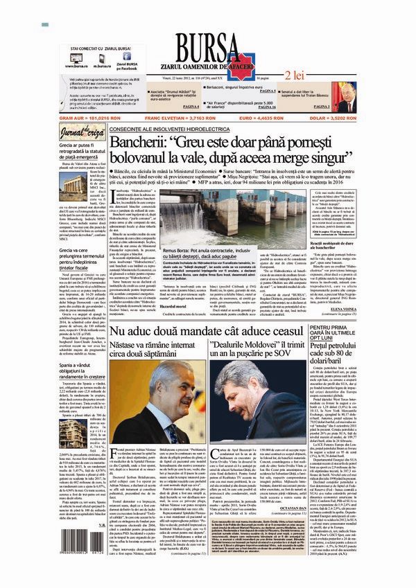 Ediţia din 22.06.2012