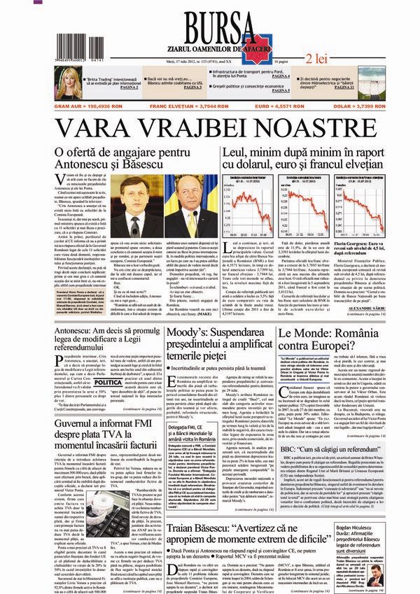 Ediţia din 30.04.2025