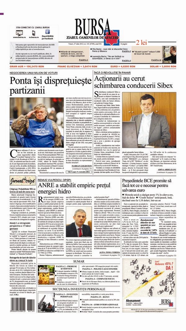 Ediţia din 27.07.2026