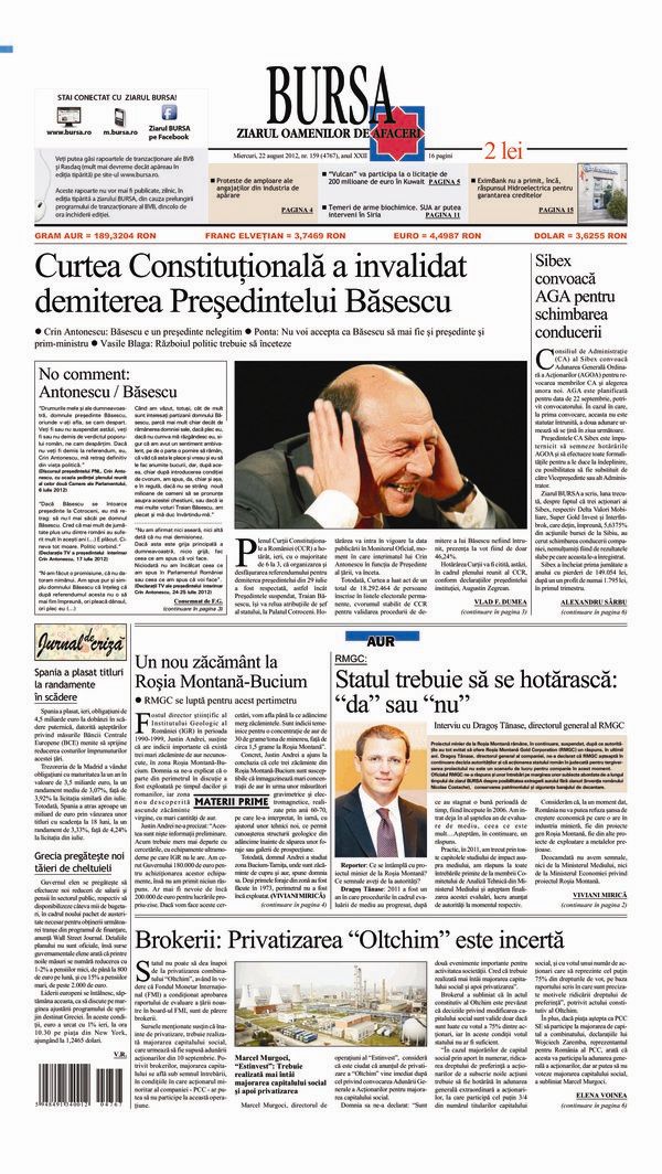 Ediţia din 01.05.2025