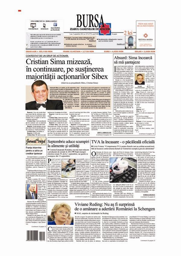 Ediţia din 03.09.2012