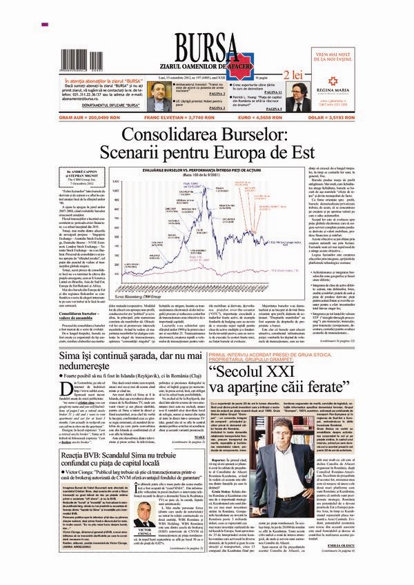 Ediţia din 15.10.2012