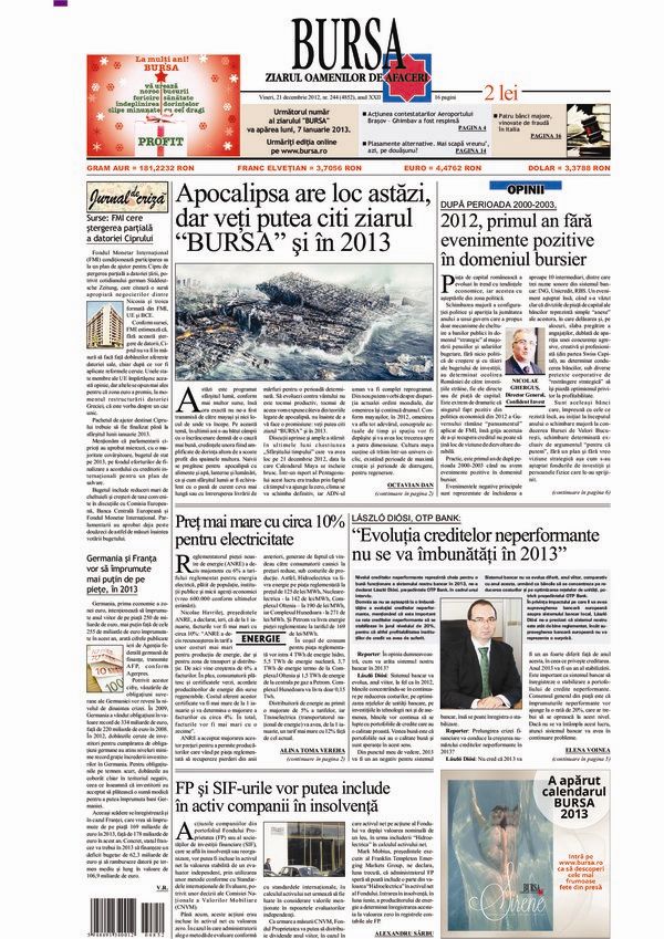 Ediţia din 30.04.2025