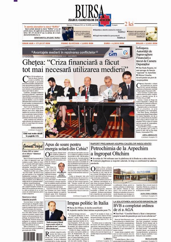 Ediţia din 27.02.2013