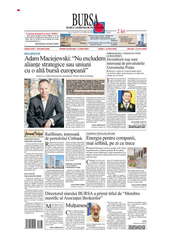 Ediţia din 01.05.2025