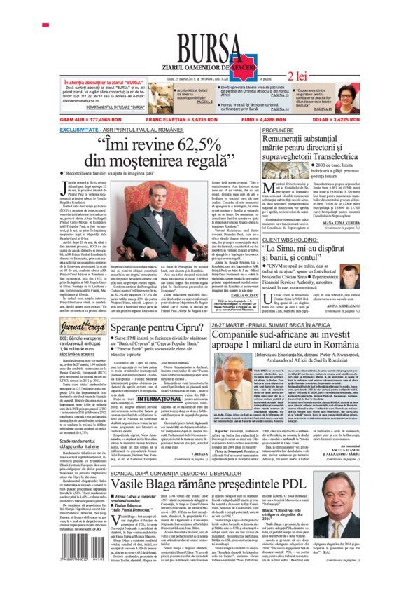Ediţia din 01.05.2025