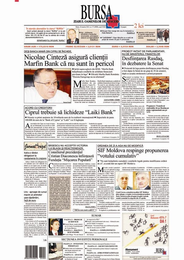 Ediţia din 01.05.2025