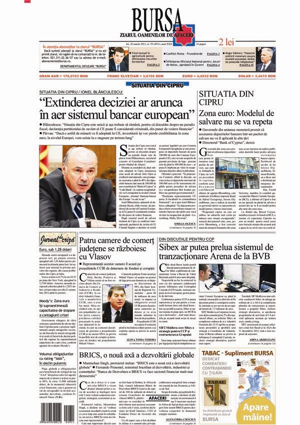 Ediţia din 01.05.2025