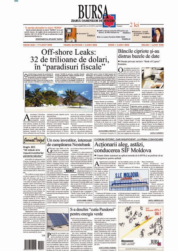 Ediţia din 01.05.2025