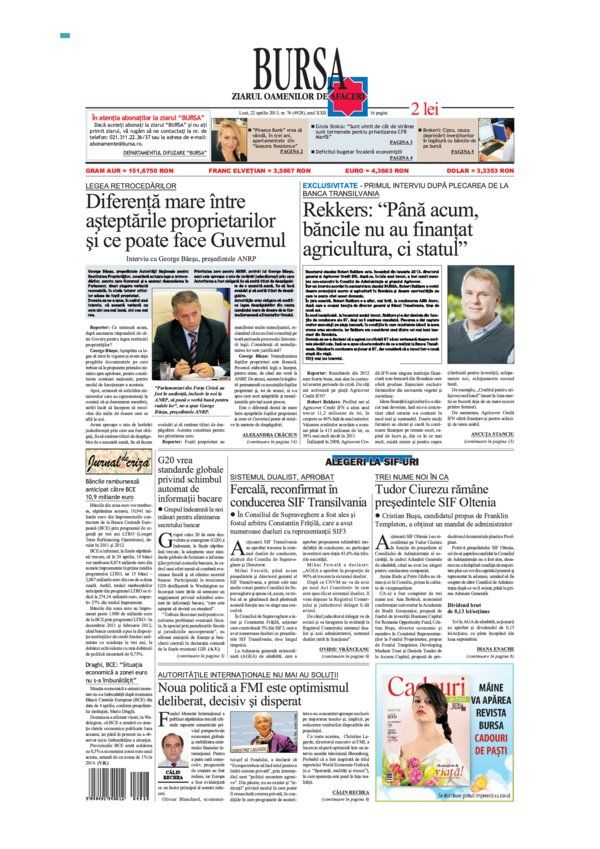 Ediţia din 01.05.2025