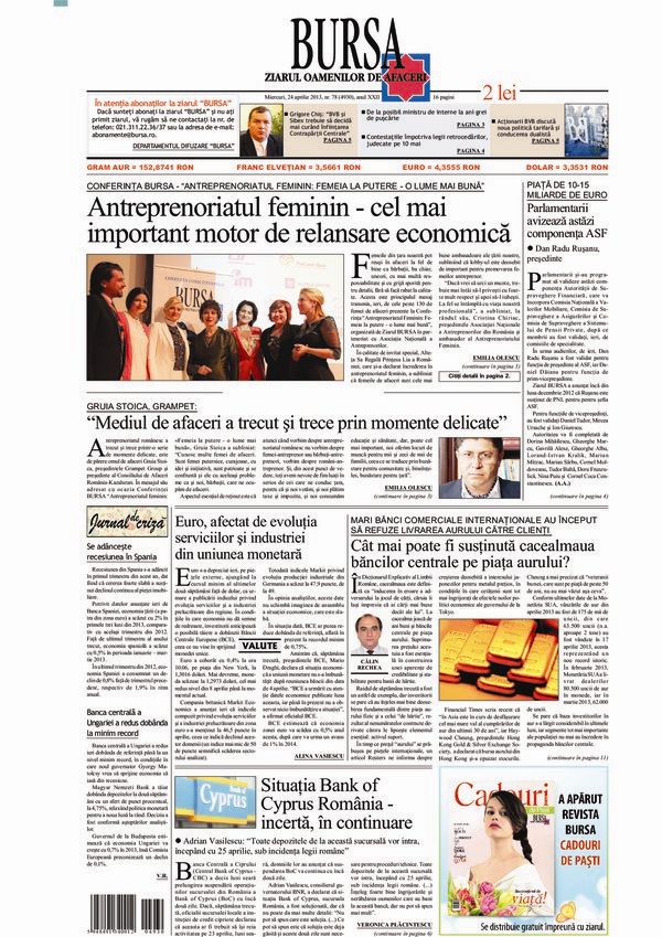 Ediţia din 01.05.2025