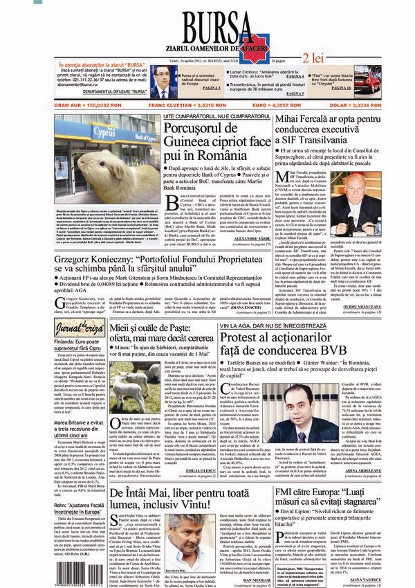 Ediţia din 01.05.2025