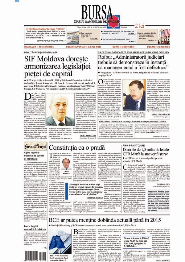 Ediţia din 10.05.2013