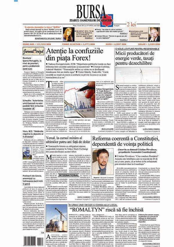 Ediţia din 29.07.2026