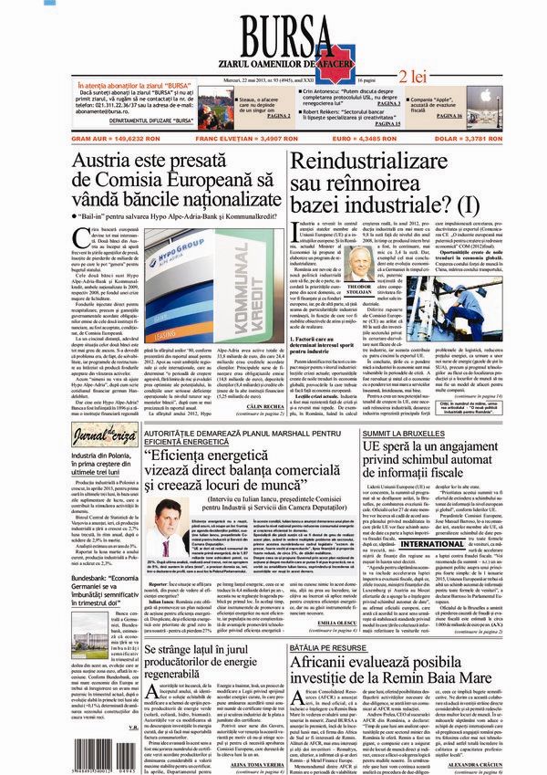 Ediţia din 01.05.2025
