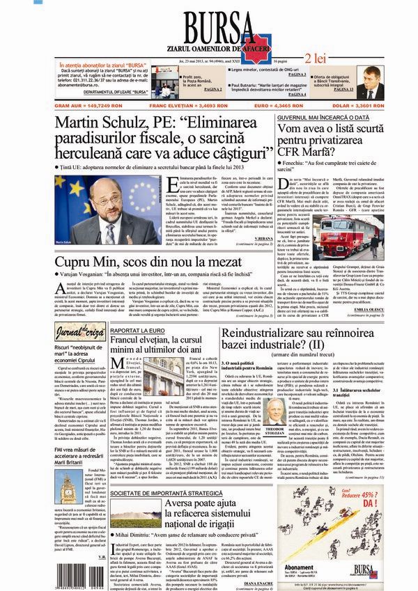 Ediţia din 01.05.2025