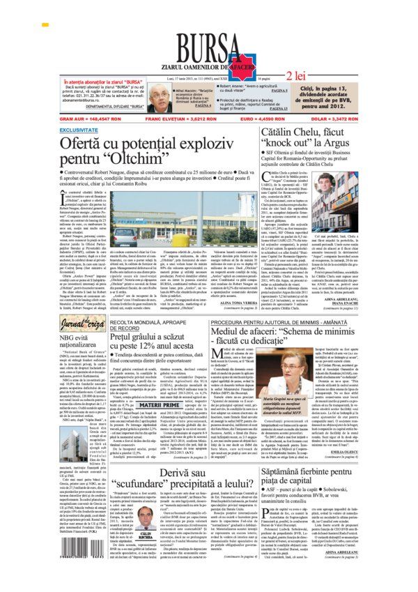 Ediţia din 17.06.2013