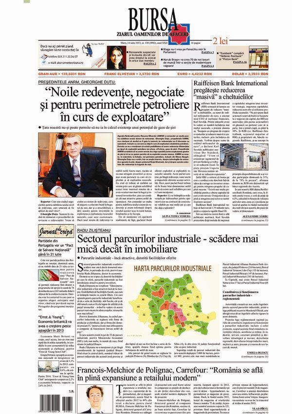 Ediţia din 16.07.2013