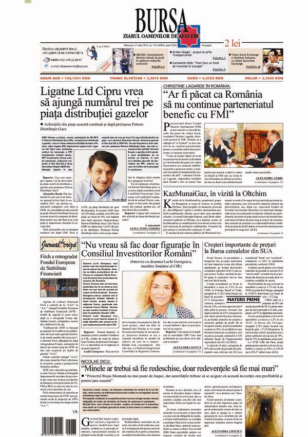 Ediţia din 29.07.2026
