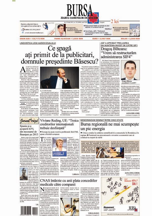 Ediţia din 29.07.2026