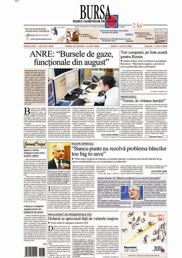 Ediţia din 19.07.2013