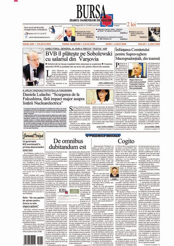 Ediţia din 22.07.2026