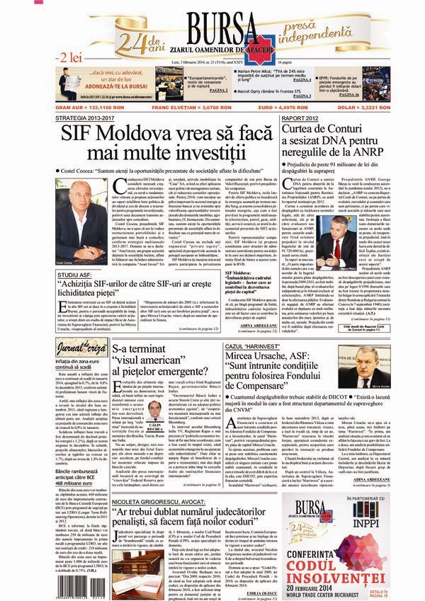 Ediţia din 03.02.2014