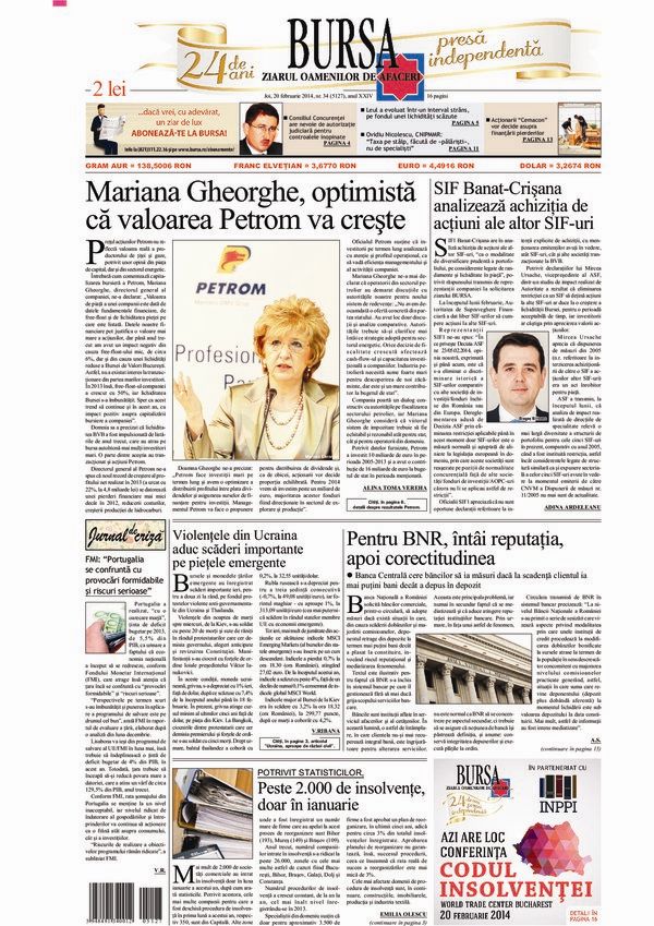 Ediţia din 01.05.2025