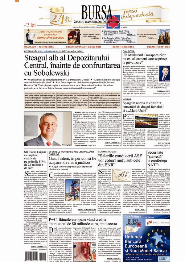 Ediţia din 26.03.2014