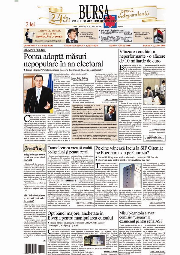 Ediţia din 01.05.2025