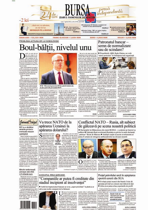Ediţia din 07.04.2014
