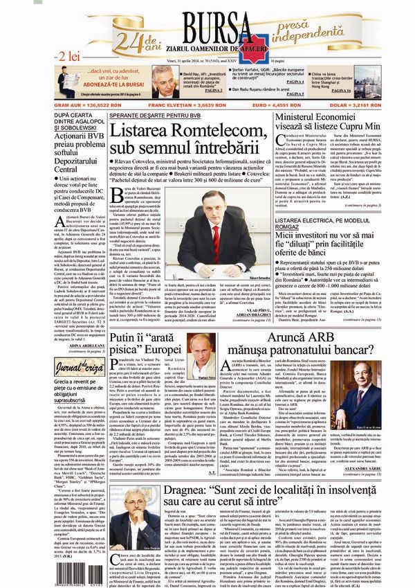 Ediţia din 01.05.2025