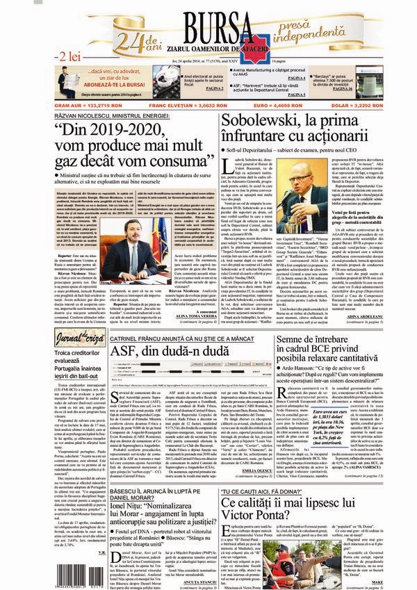 Ediţia din 01.05.2025