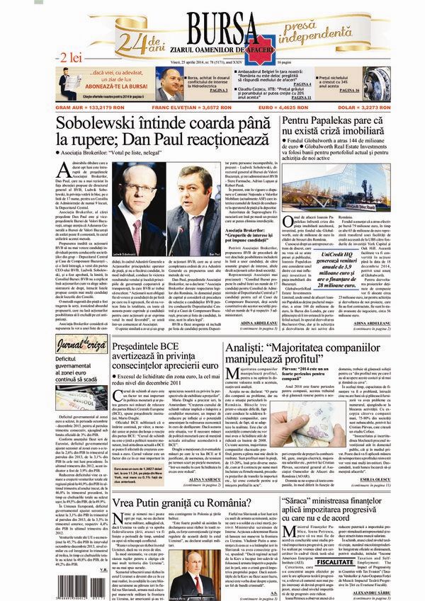 Ediţia din 01.05.2025